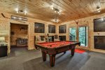 Entertainment Area With Pool Table 